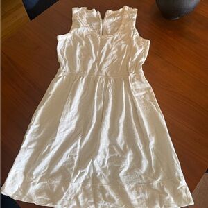 J. Crew Light Cream Sleeveless Top